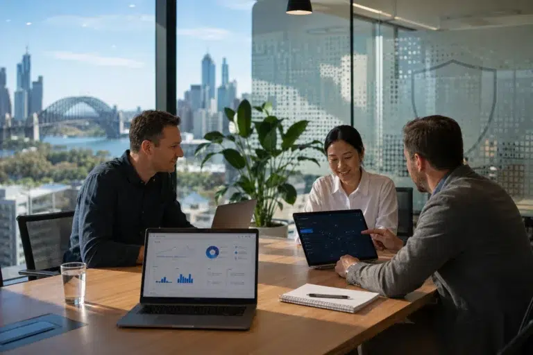 Cyber insurance in Australia for business cybersecurity protection.