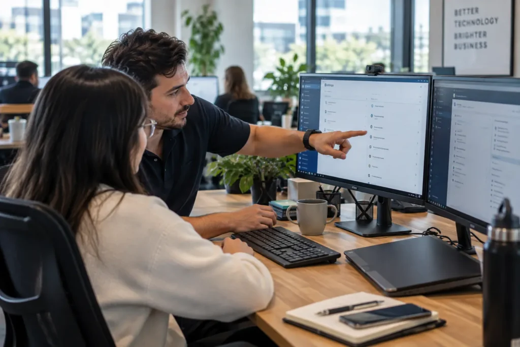 IT team supporting a business during onboarding
